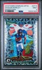 2018 Donruss Optic Downtown Saquon Barkley #DT-15 card