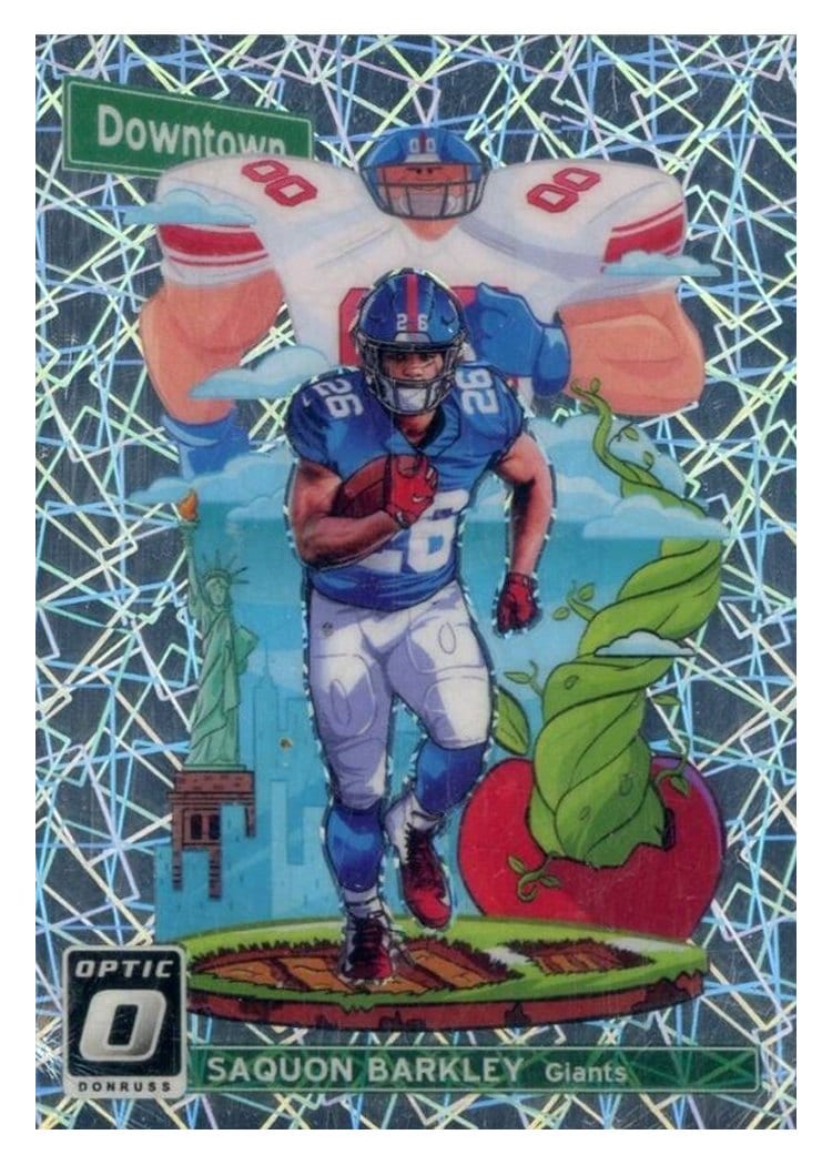 2018 Donruss Optic Downtown Saquon Barkley #DT-15 card