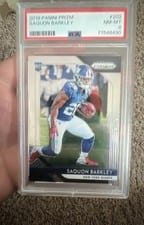2018 Panini Prizm Saquon Barkley #202 card