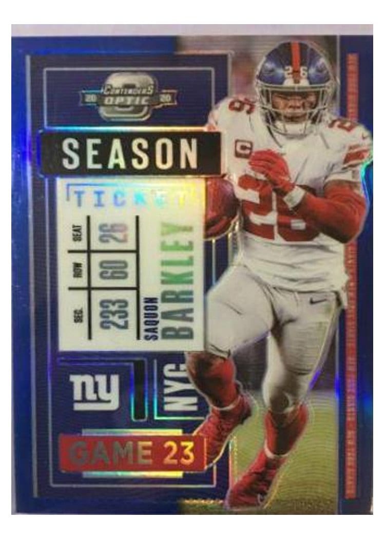 2020 Panini Contenders Optic Base Set Saquon Barkley #44 card