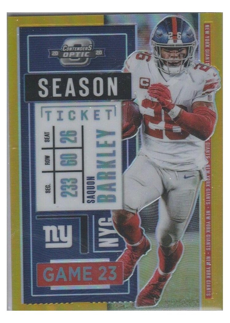 2020 Panini Contenders Optic Base Set Saquon Barkley #44 card