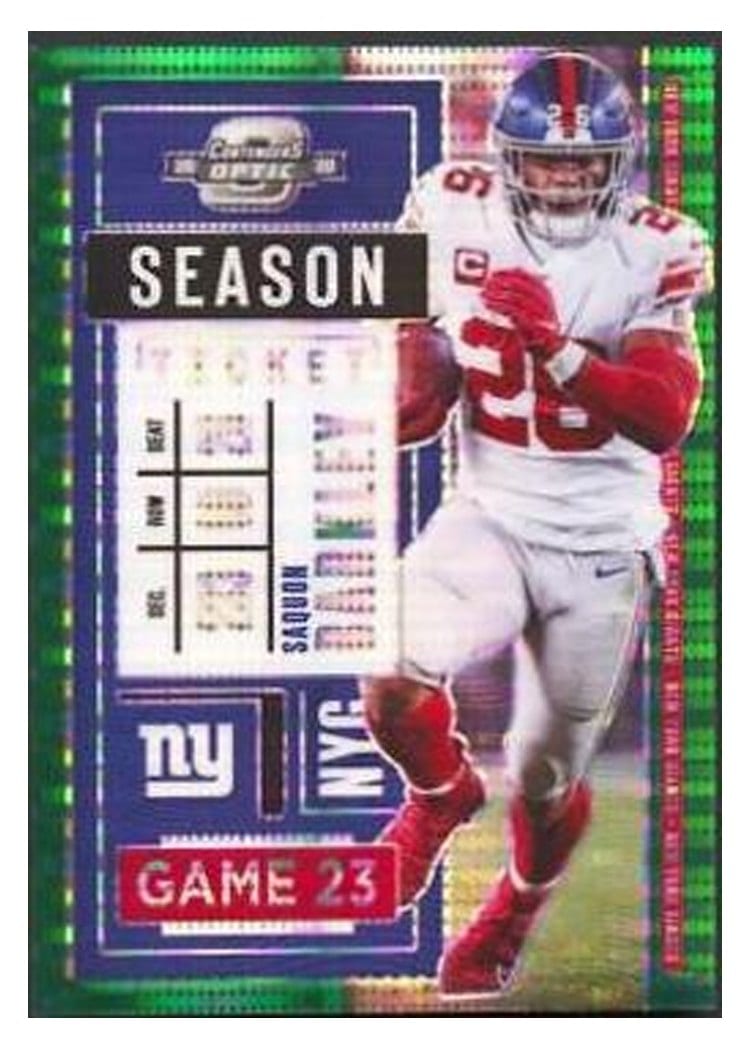 2020 Panini Contenders Optic Base Set Saquon Barkley #44 card