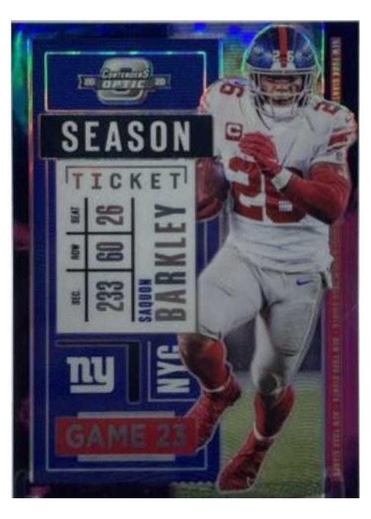 2020 Panini Contenders Optic Base Set Saquon Barkley #44 card