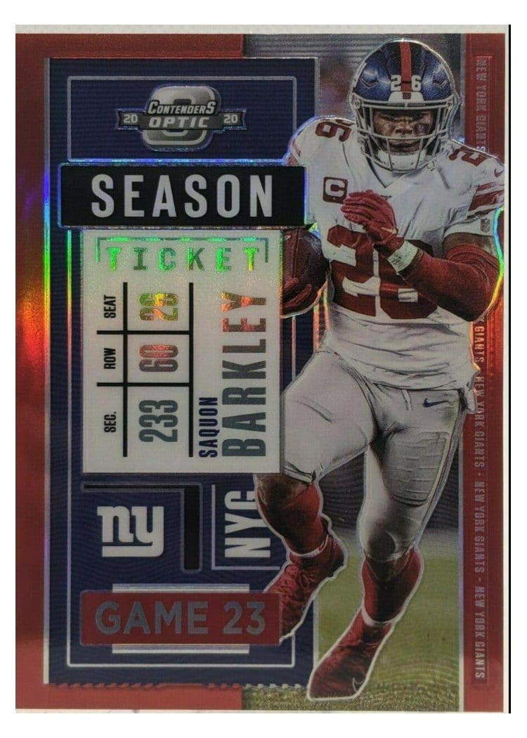 2020 Panini Contenders Optic Base Set Saquon Barkley #44 card