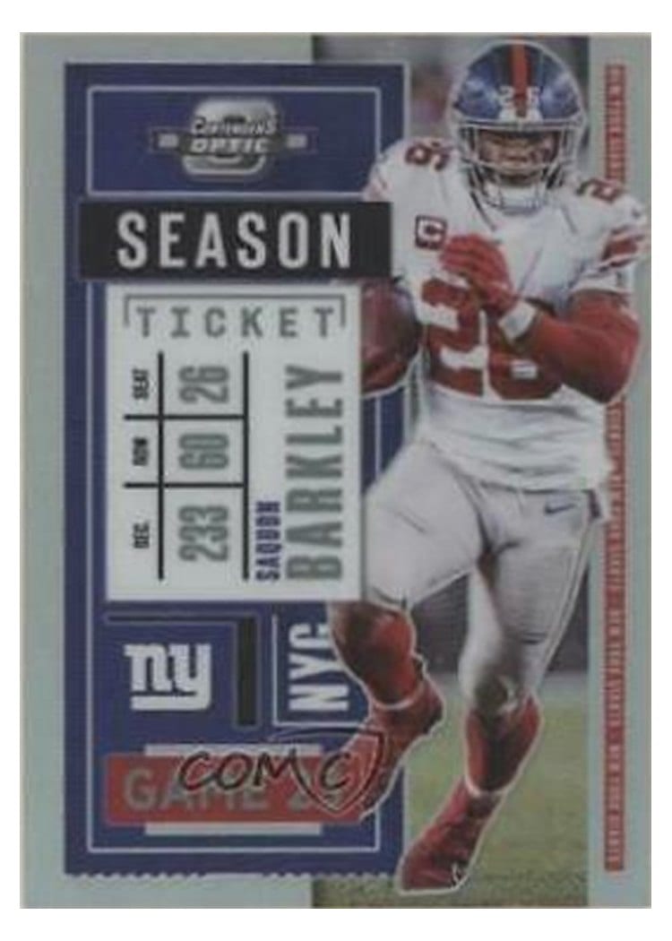 2020 Panini Contenders Optic Base Set Saquon Barkley #44 card