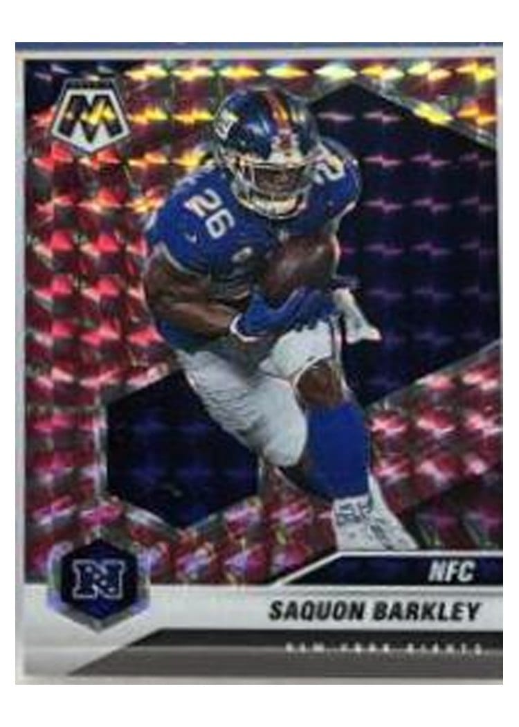 2021 Panini Mosaic Base Set Saquon Barkley #211 card