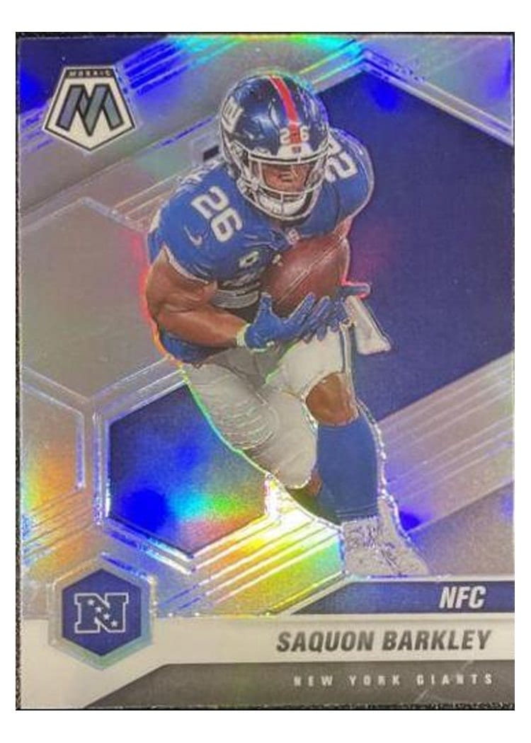 2021 Panini Mosaic Base Set Saquon Barkley #211 card