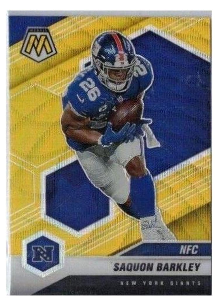 2021 Panini Mosaic Base Set Saquon Barkley #211 card