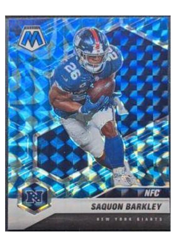 2021 Panini Mosaic Base Set Saquon Barkley #211 card