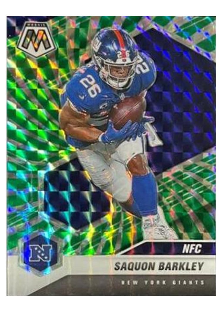 2021 Panini Mosaic Base Set Saquon Barkley #211 card