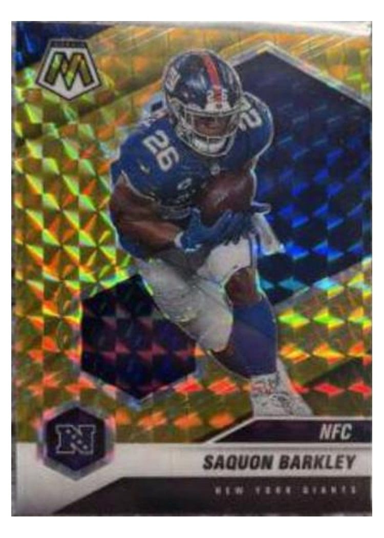 2021 Panini Mosaic Base Set Saquon Barkley #211 card