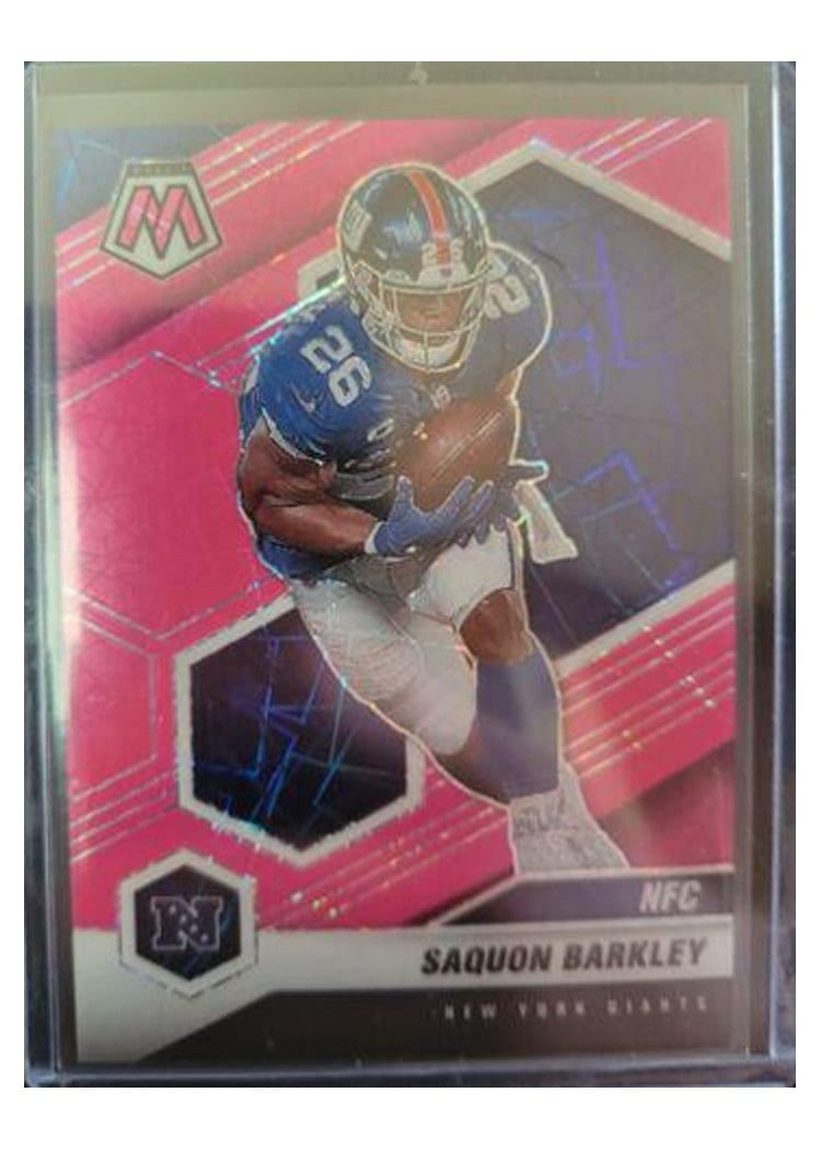 2021 Panini Mosaic Base Set Saquon Barkley #211 card