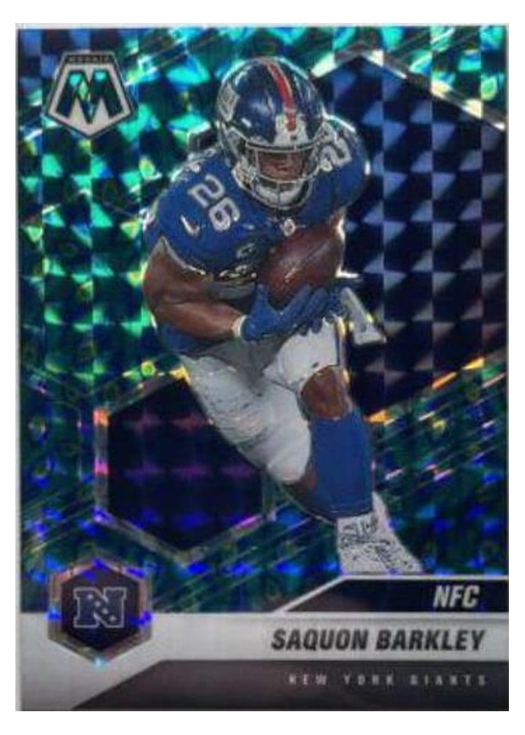 2021 Panini Mosaic Base Set Saquon Barkley #211 card