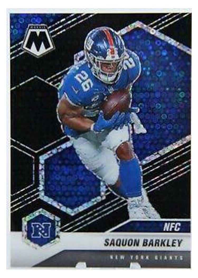 2021 Panini Mosaic Base Set Saquon Barkley #211 card