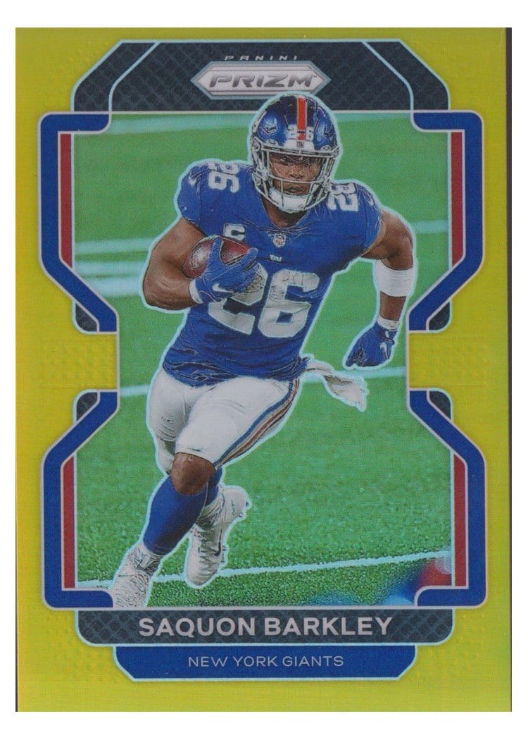 2021 Panini Prizm Base Set Saquon Barkley #232 card