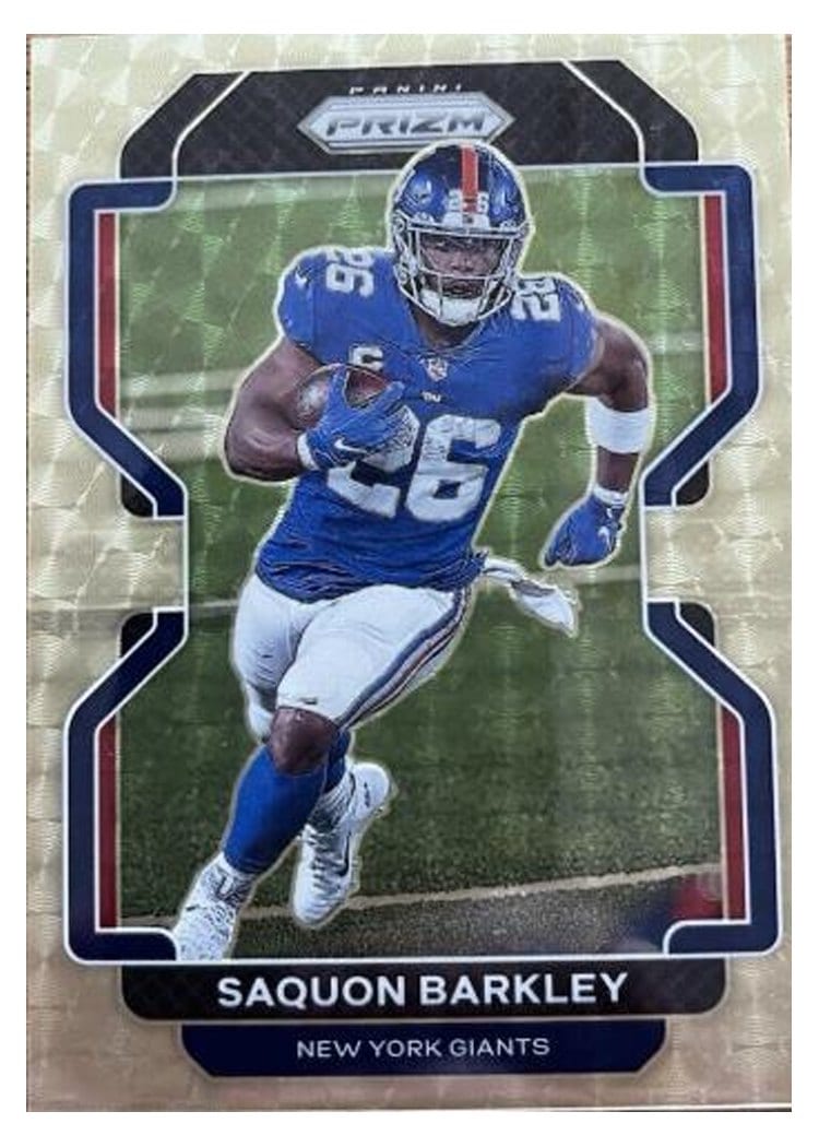 2021 Panini Prizm Base Set Saquon Barkley #232 card