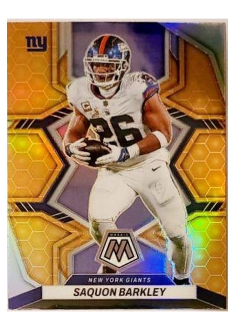 2022 Panini Mosaic Base Set Saquon Barkley #146 card