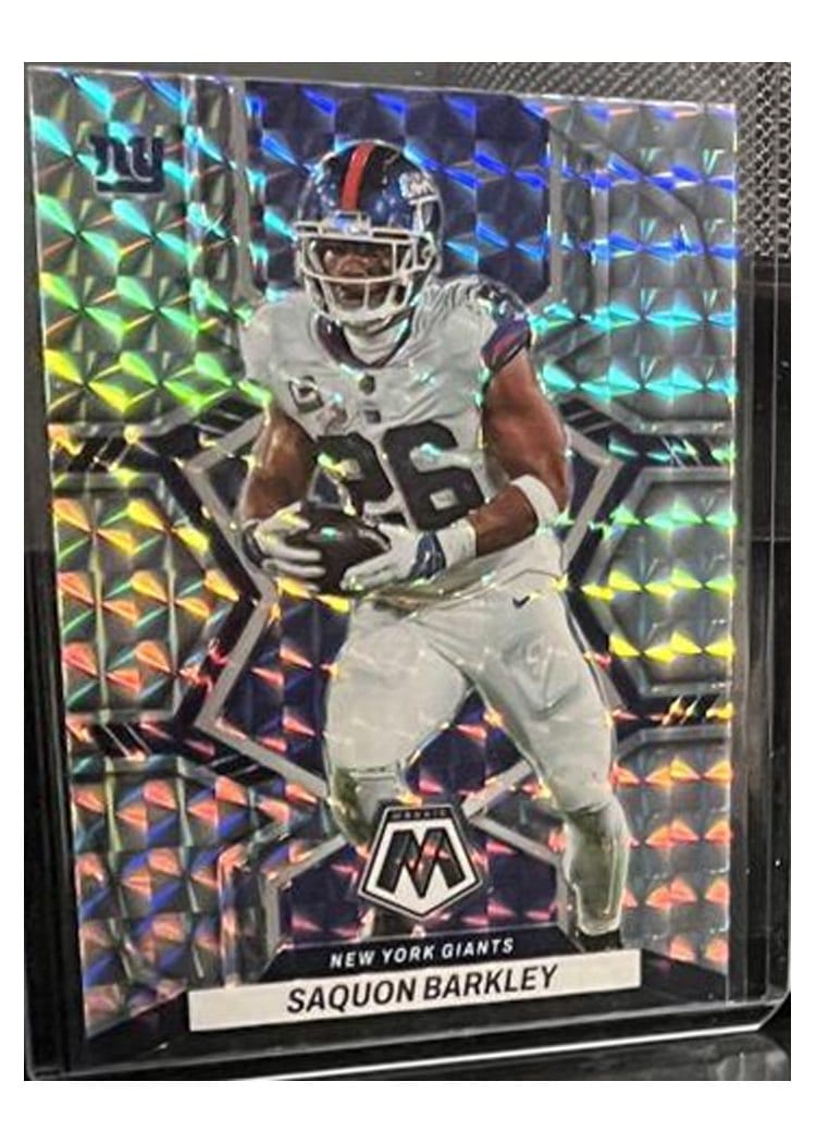2022 Panini Mosaic Base Set Saquon Barkley #146 card