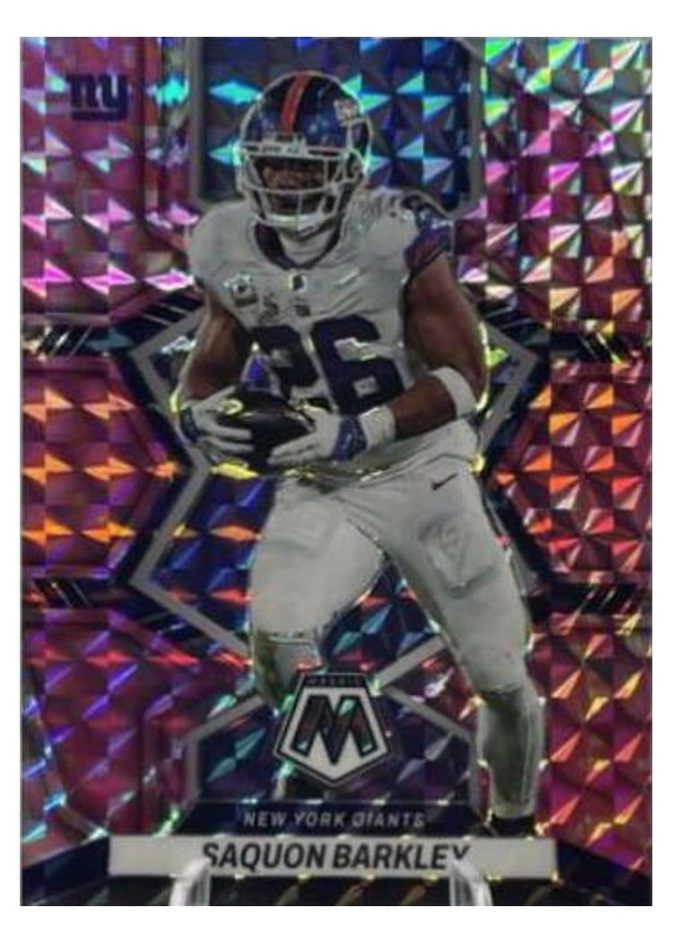 2022 Panini Mosaic Base Set Saquon Barkley #146 card