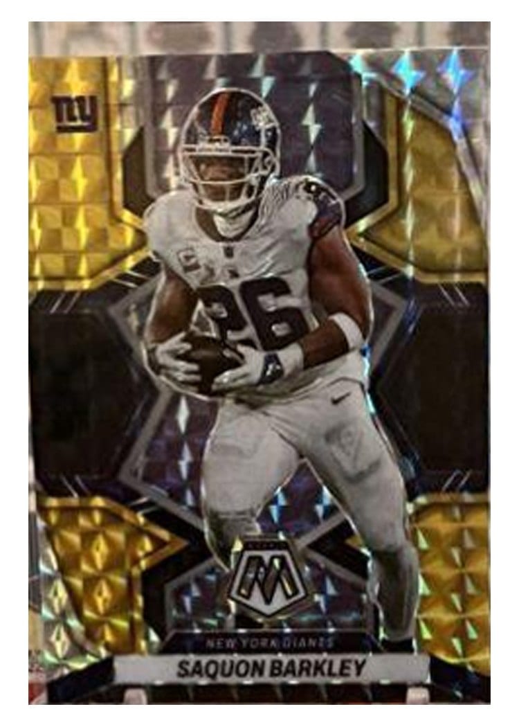 2022 Panini Mosaic Base Set Saquon Barkley #146 card
