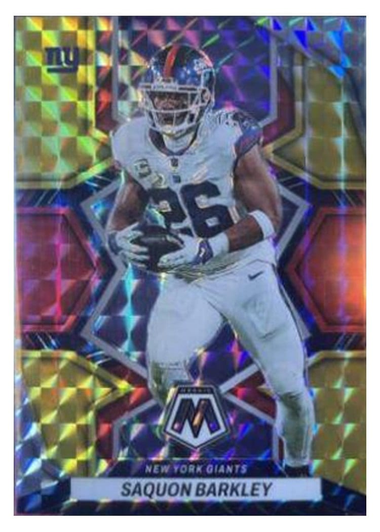 2022 Panini Mosaic Base Set Saquon Barkley #146 card
