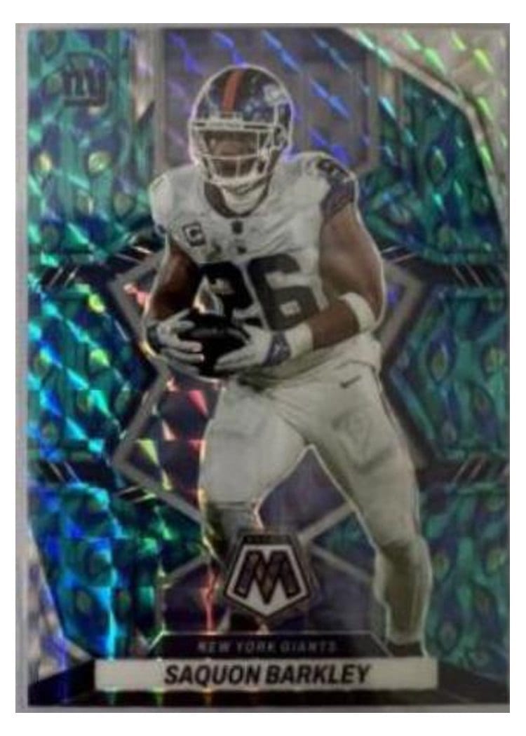 2022 Panini Mosaic Base Set Saquon Barkley #146 card