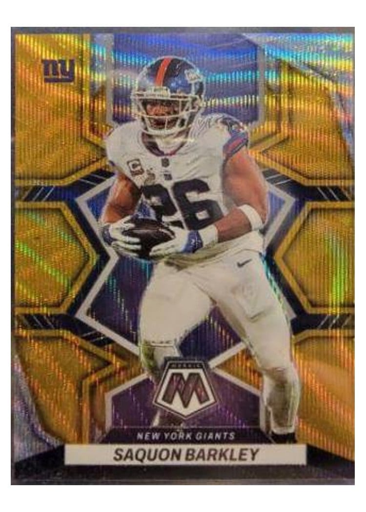 2022 Panini Mosaic Base Set Saquon Barkley #146 card