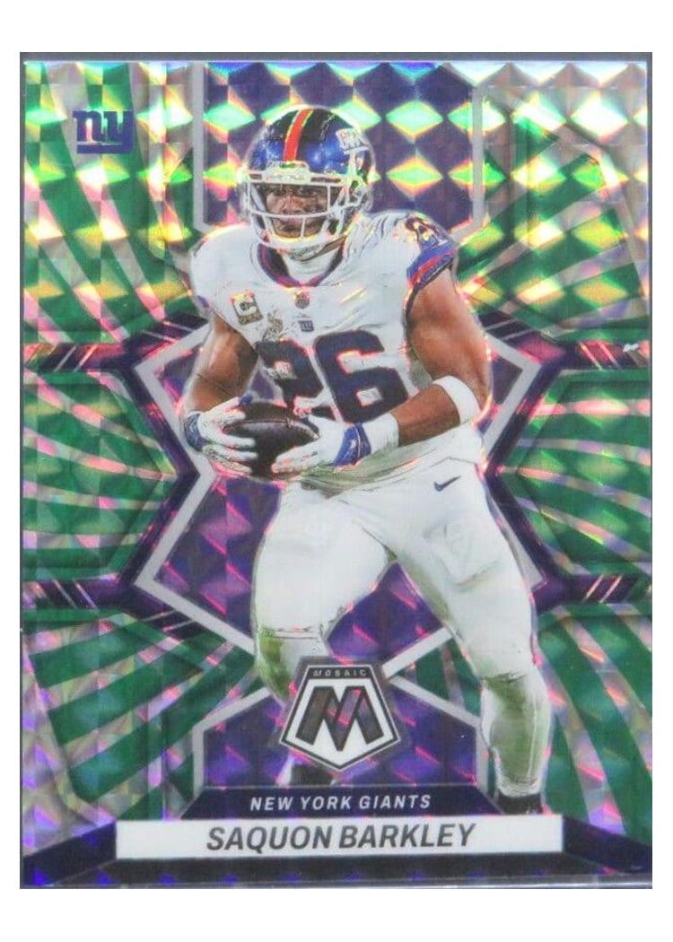 2022 Panini Mosaic Base Set Saquon Barkley #146 card