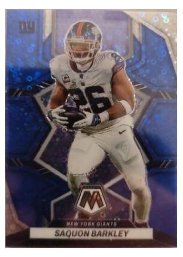 2022 Panini Mosaic Base Set Saquon Barkley #146 card
