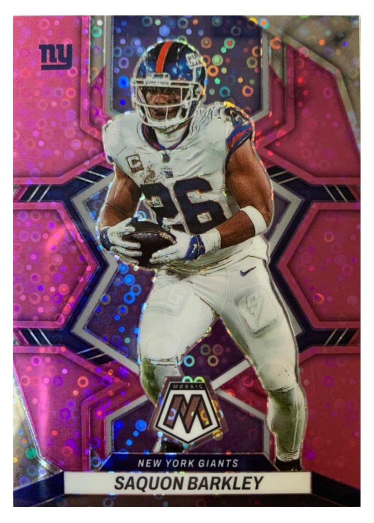 2022 Panini Mosaic Base Set Saquon Barkley #146 card