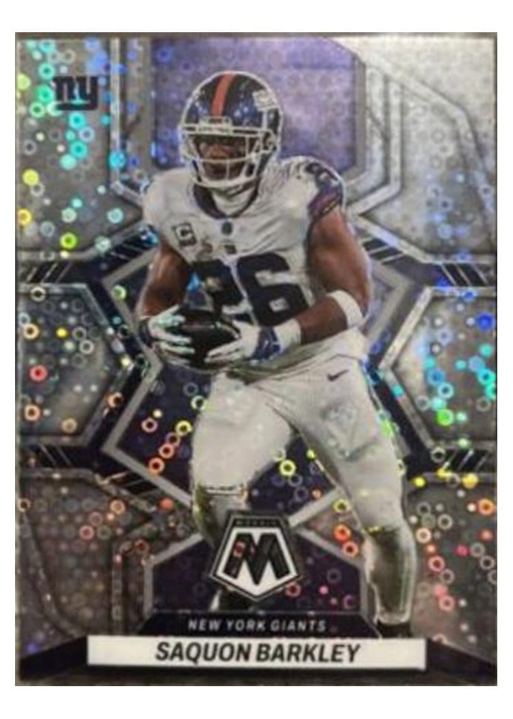 2022 Panini Mosaic Base Set Saquon Barkley #146 card