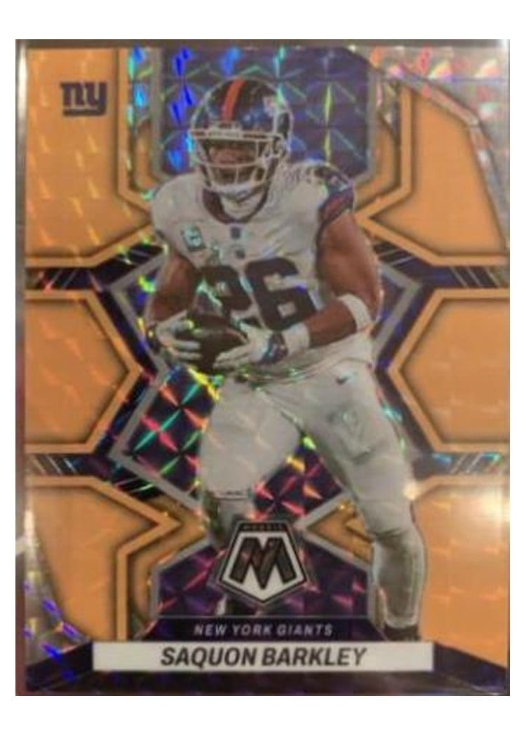 2022 Panini Mosaic Base Set Saquon Barkley #146 card