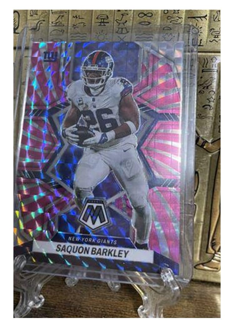2022 Panini Mosaic Base Set Saquon Barkley #146 card