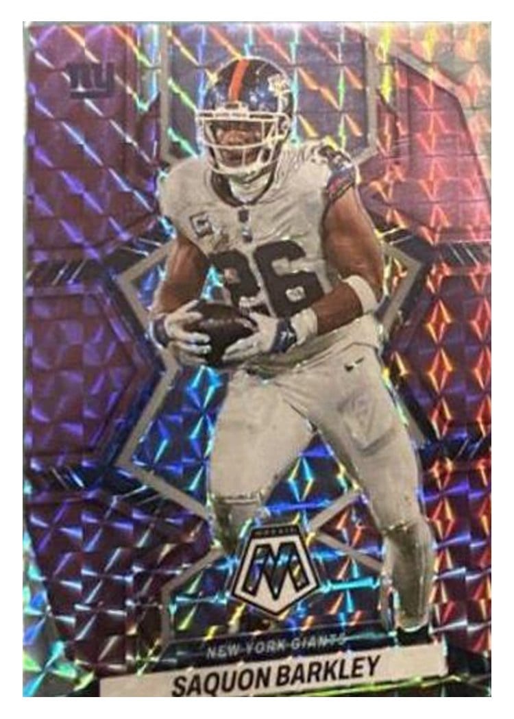 2022 Panini Mosaic Base Set Saquon Barkley #146 card