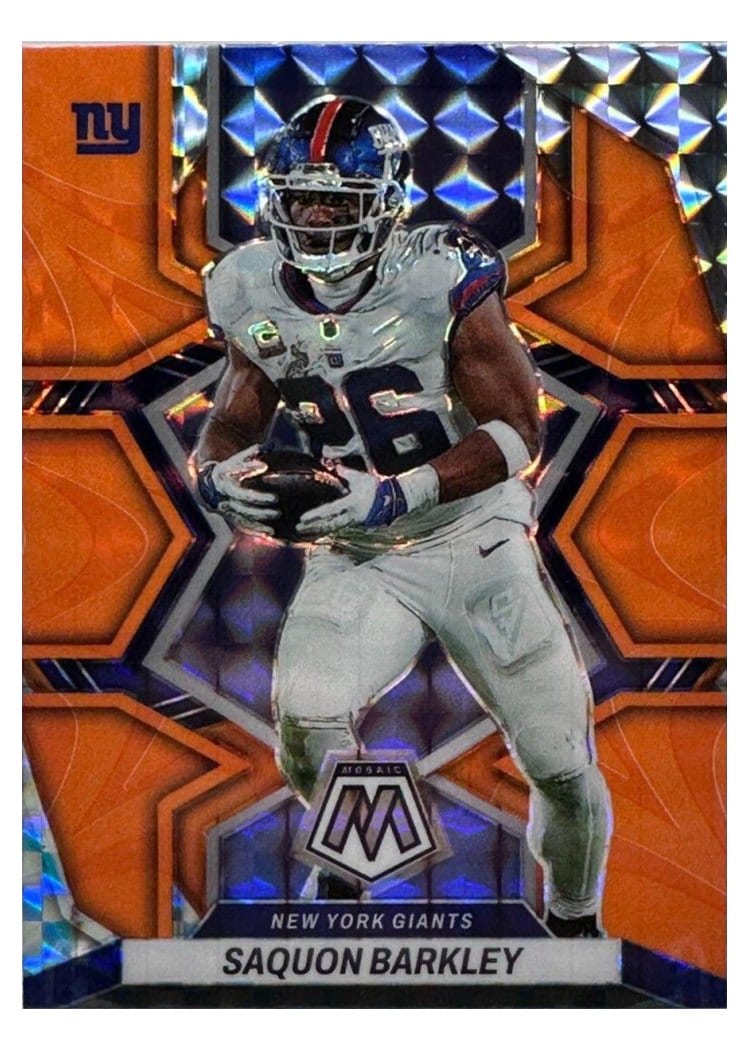 2022 Panini Mosaic Base Set Saquon Barkley #146 card