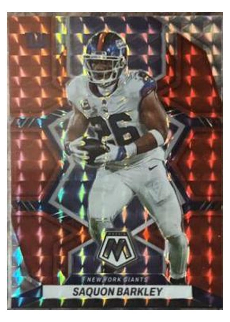 2022 Panini Mosaic Base Set Saquon Barkley #146 card