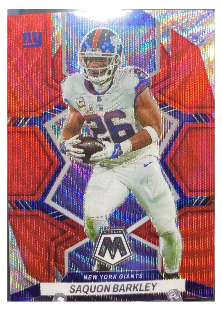 2022 Panini Mosaic Base Set Saquon Barkley #146 card