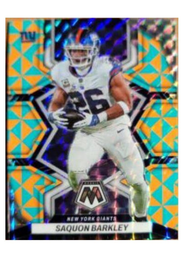 2022 Panini Mosaic Base Set Saquon Barkley #146 card