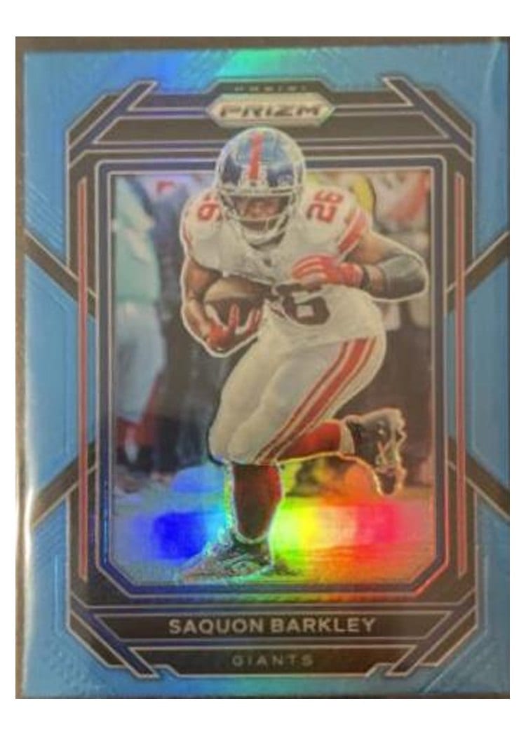 2022 Panini Prizm Base Set Saquon Barkley #218 card