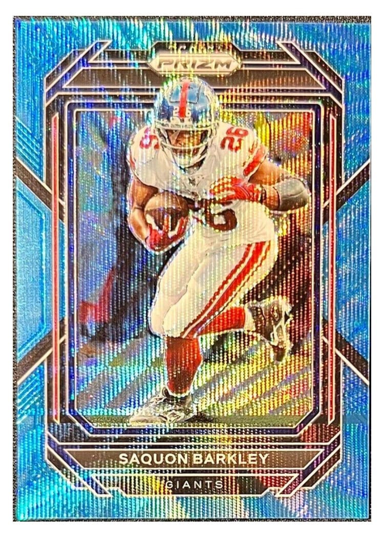 2022 Panini Prizm Base Set Saquon Barkley #218 card
