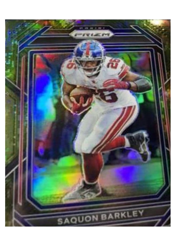 2022 Panini Prizm Base Set Saquon Barkley #218 card