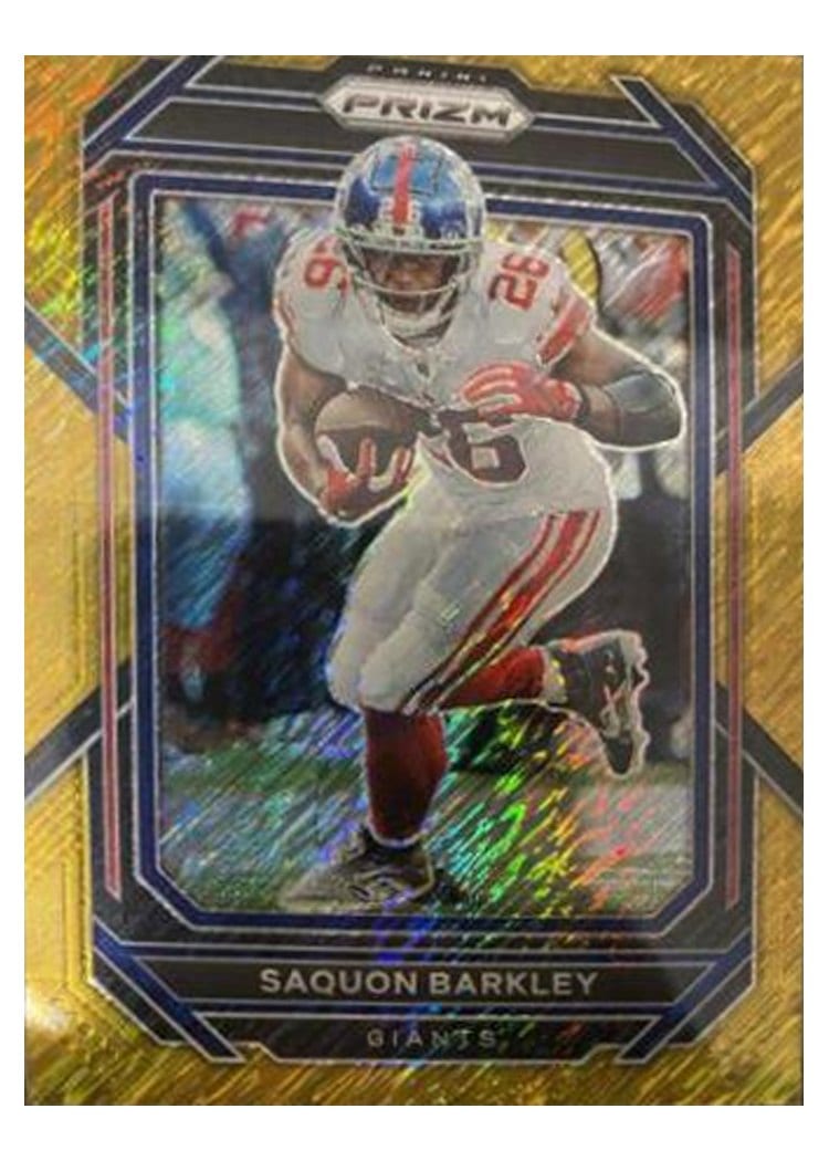 2022 Panini Prizm Base Set Saquon Barkley #218 card