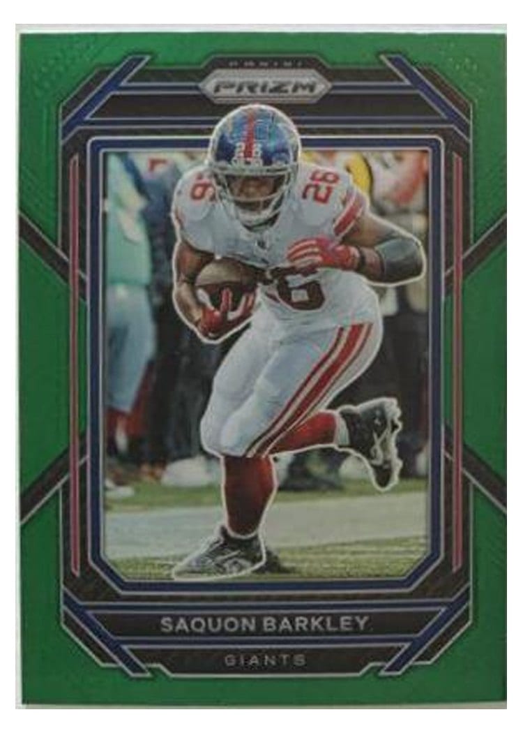2022 Panini Prizm Base Set Saquon Barkley #218 card