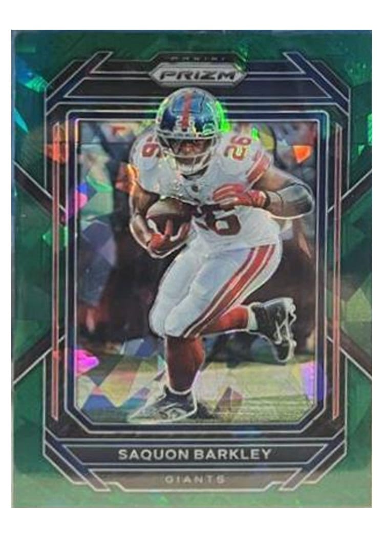 2022 Panini Prizm Base Set Saquon Barkley #218 card