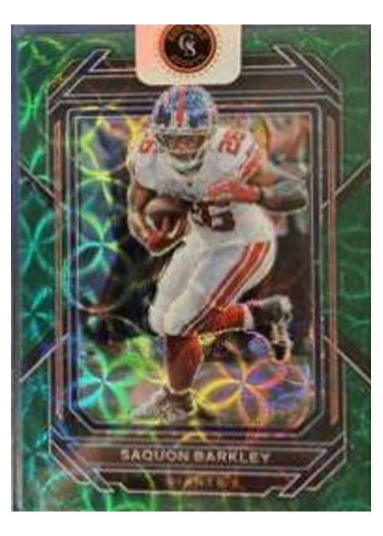 2022 Panini Prizm Base Set Saquon Barkley #218 card