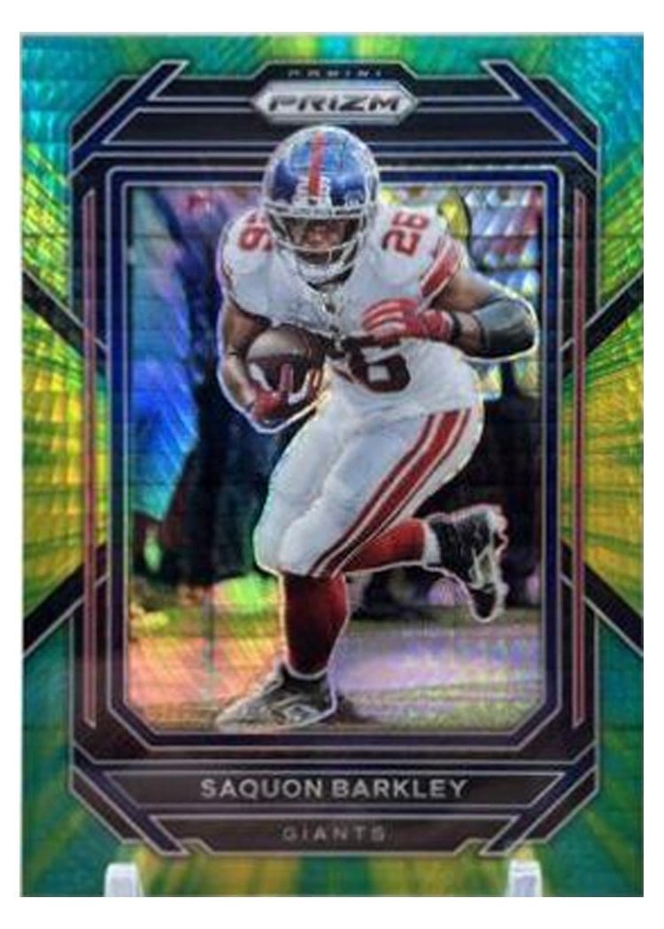 2022 Panini Prizm Base Set Saquon Barkley #218 card