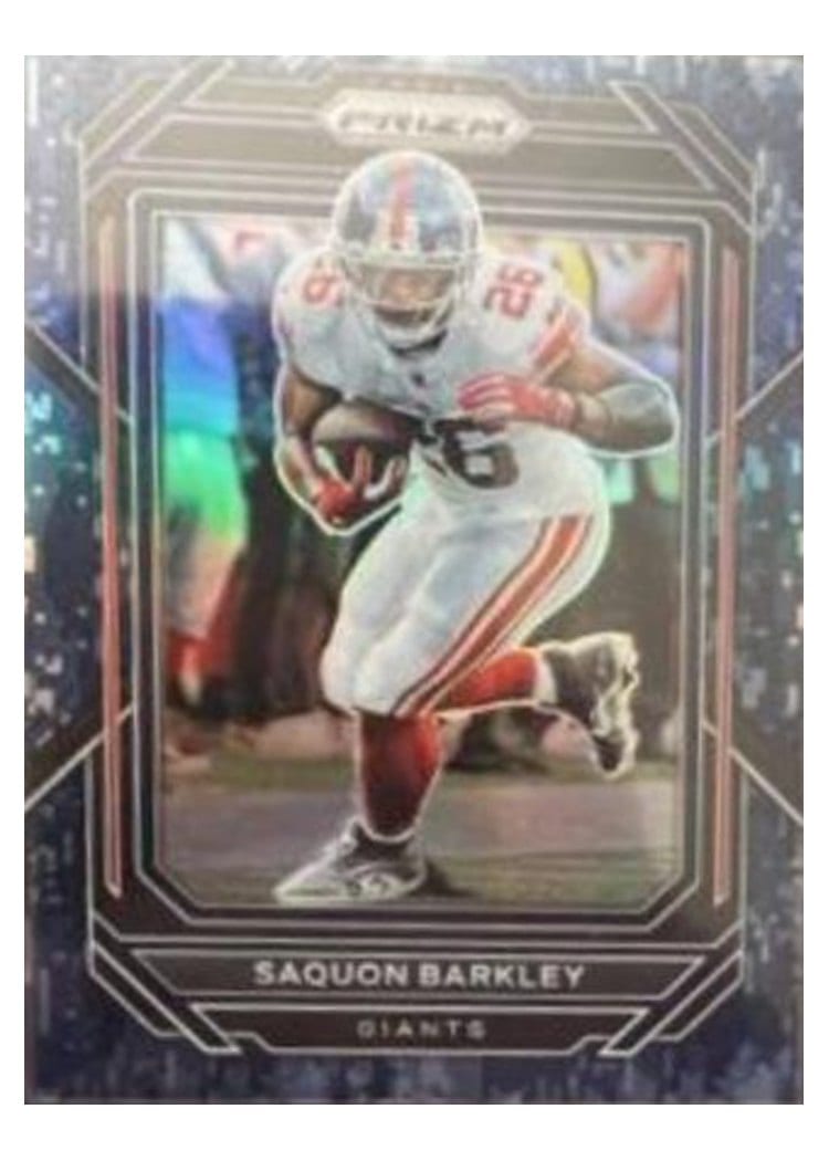 2022 Panini Prizm Base Set Saquon Barkley #218 card