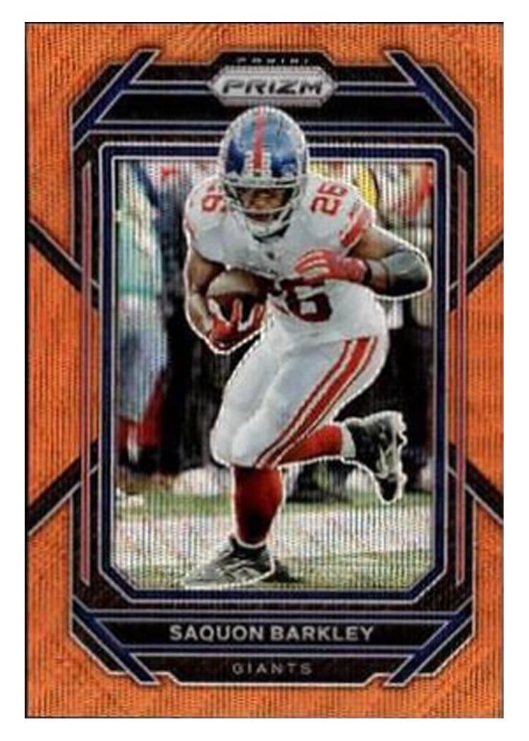 2022 Panini Prizm Base Set Saquon Barkley #218 card
