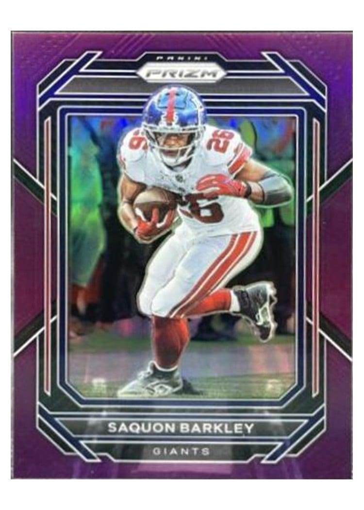2022 Panini Prizm Base Set Saquon Barkley #218 card