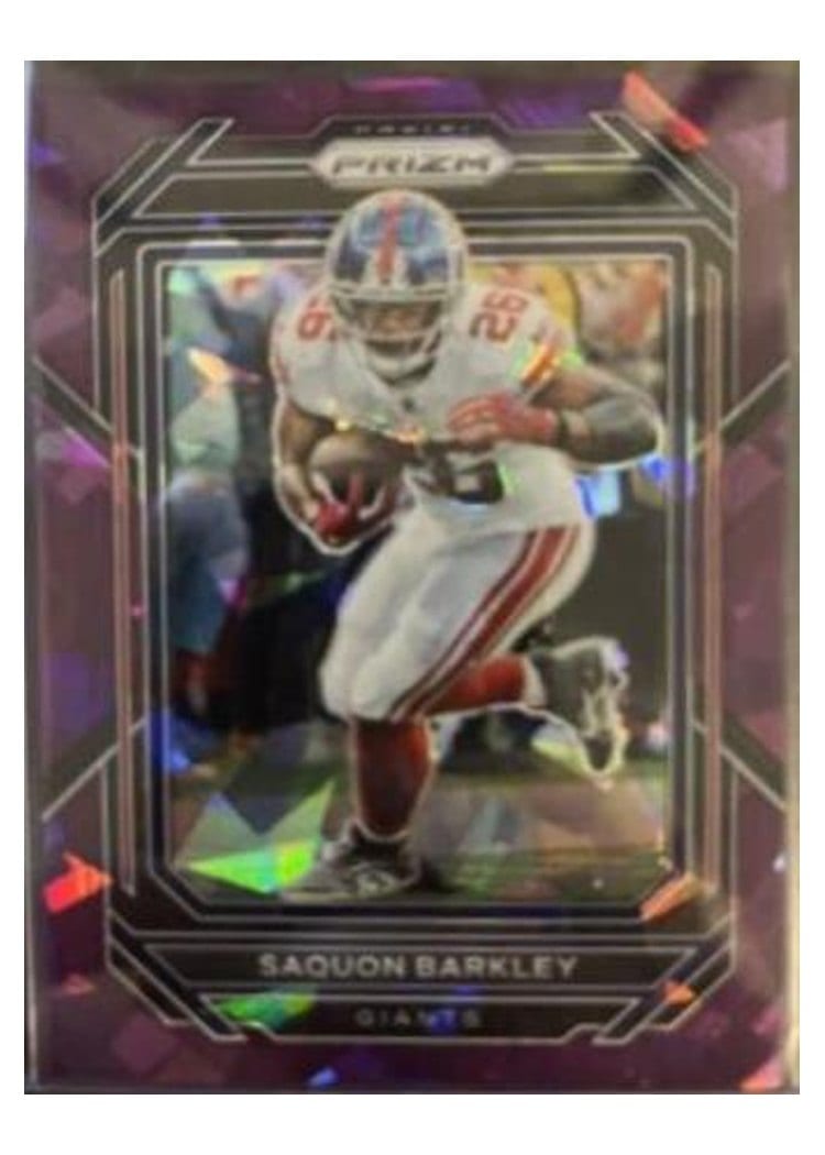 2022 Panini Prizm Base Set Saquon Barkley #218 card